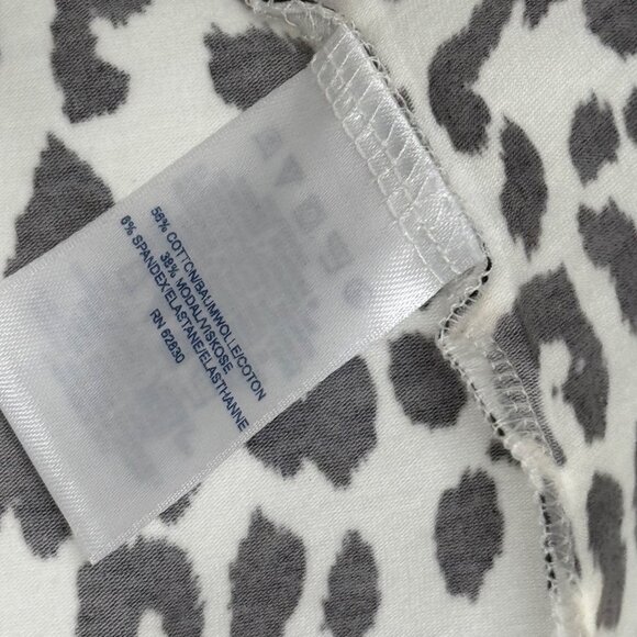 Lands End Womens Leopard Print Long Sleeve Turtleneck Top size 1X shaped fit - Picture 4 of 12